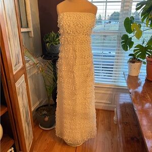 Delightful vintage J Crew confetti wedding dress